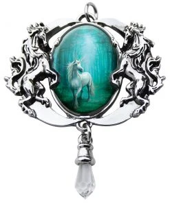 Anne Stokes Jewellery All Jewellery Anne Stokes Forest Unicorn Necklace
