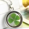 Gothic And Steampunk Jewellery Four Leaf Clover Necklace