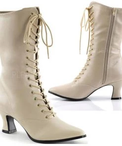 Steampunk Boots Funtasma Victorian 120 Boots Cream