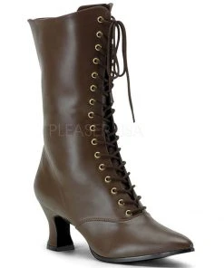 Funtasma Victorian 120 Boots Brown Gothic Boots