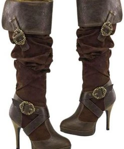 Steampunk Boots Funtasma Carribean 216 Boots Brown