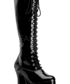 Funtasma Exotica 2020 Boots Patent PVC Gothic Boots