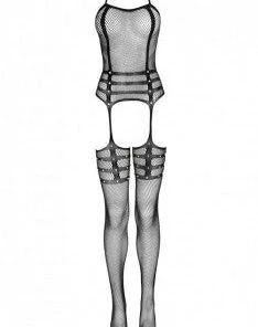 Livia Corsetti Iantha Bodystocking Black Bodystockings