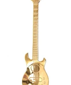Gothic Accessories Gold Guitar Teaspoon