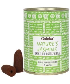 Something Different Goloka Jasmine Backflow Incense Cones All Homeware