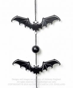 Garden Alchemy Gothic Bat Wind Chime