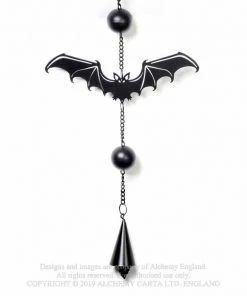 Garden Alchemy Gothic Bat Wind Chime
