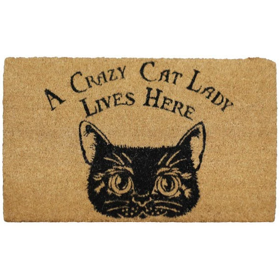 Nemesis Now Front Door & Hallway Crazy Cat Lady Doormat 5 Nemesis Now Front Door & Hallway Crazy Cat Lady Doormat