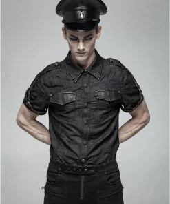 Punk Rave Gothic Militia Hat 24 Punk Rave Gothic Militia Hat