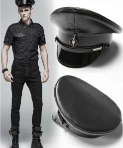 Punk Rave Gothic Militia Hat 32 Punk Rave Gothic Militia Hat