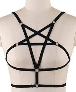 Gothic Accessories Gothic Pentagram Body Harness