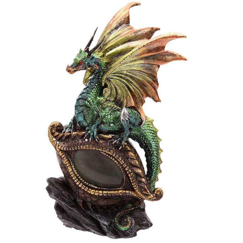 Puckator Green Dragon Figurine On LED Dragon Eye 8 Puckator Green Dragon Figurine On LED Dragon Eye