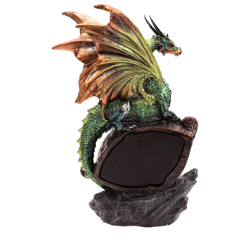 Puckator Green Dragon Figurine On LED Dragon Eye 6 Puckator Green Dragon Figurine On LED Dragon Eye