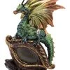Puckator Green Dragon Figurine On LED Dragon Eye