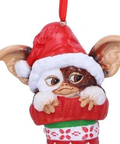 Nemesis Now Gremlins Gizmo In Stocking Hanging Ornament 13 Nemesis Now Gremlins Gizmo In Stocking Hanging Ornament