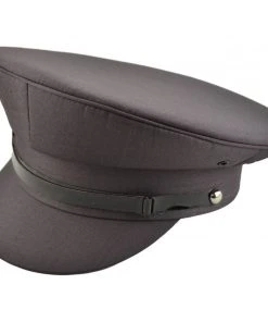Euro Accessories Grey Military Peaked Cap