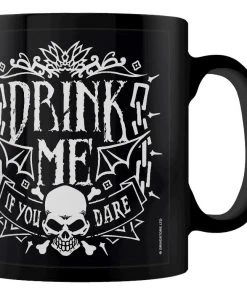Grind Drink Me If You Dare Black Mug