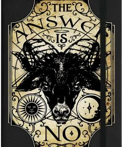 Grind All Homeware Ouija The Answer Is No Notebook