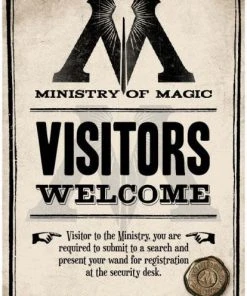 Half Moon Bay Harry Potter Ministry Of Magic Sign