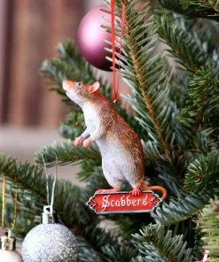 Nemesis Now Harry Potter Scabbers Christmas Tree Decoration