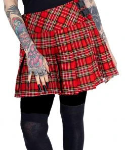 Innocent Clothing Heartless Alisa Red Tartan Skirt All Ladies Clothing