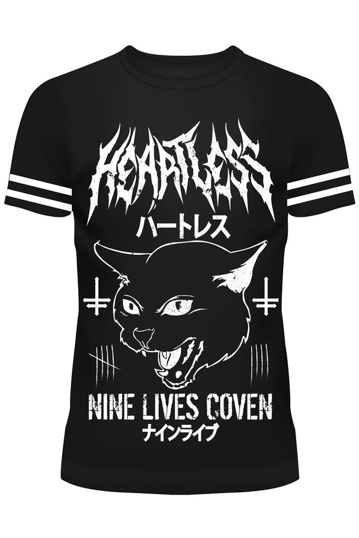 Innocent Clothing All Ladies Clothing Heartless Nine Lives Coven Varsity T 3 Innocent Clothing All Ladies Clothing Heartless Nine Lives Coven Varsity T