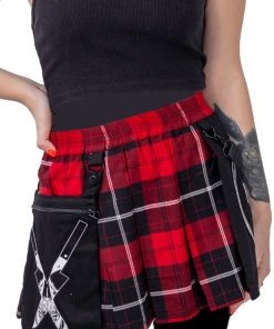 Innocent Clothing Heartless Souless Red Check Skirt All Ladies Clothing