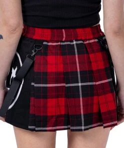 Innocent Clothing Heartless Souless Red Check Skirt All Ladies Clothing