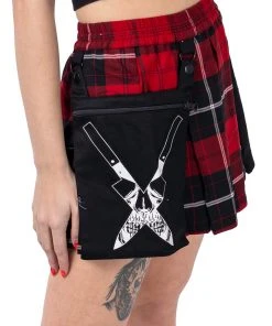 Innocent Clothing Heartless Souless Red Check Skirt All Ladies Clothing