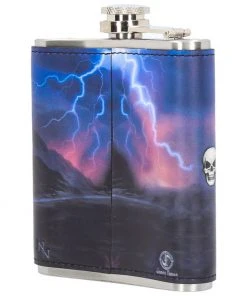 Nemesis Now Jame Ryman Hell On The Highway Hip Flask