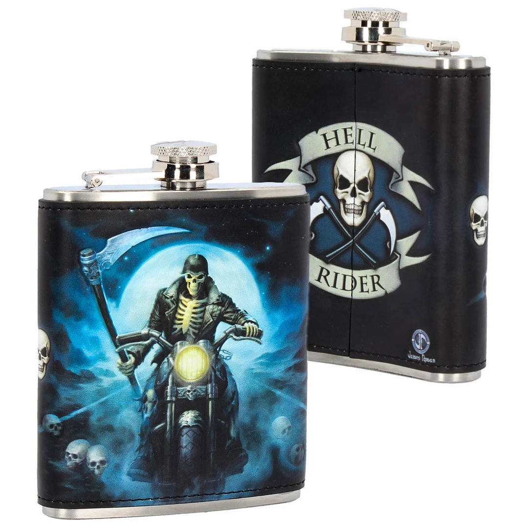 Nemesis Now Hip Flasks James Ryman Hell Rider Hip Flask 5 Nemesis Now Hip Flasks James Ryman Hell Rider Hip Flask