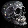 Nemesis Now All Homeware Holographic Silver Fishnet Skull