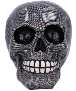 Nemesis Now All Homeware Holographic Silver Fishnet Skull 11 Nemesis Now All Homeware Holographic Silver Fishnet Skull