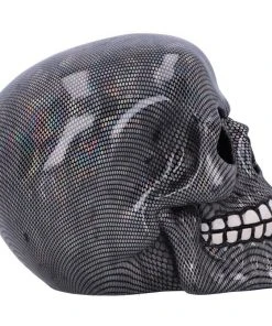 Nemesis Now All Homeware Holographic Silver Fishnet Skull 13 Nemesis Now All Homeware Holographic Silver Fishnet Skull