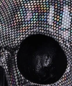 Nemesis Now All Homeware Holographic Silver Fishnet Skull 15 Nemesis Now All Homeware Holographic Silver Fishnet Skull