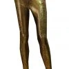 H&R London Golden Snake Print Leggings All Ladies Clothing