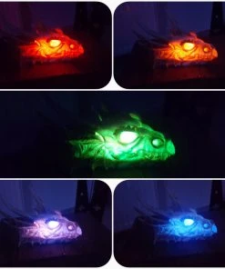 Nemesis Now Lumo Lumiescent Dragon Skull With LED Lights All Homeware