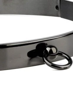 Echt EtNox Story Of O Black Steel Ring Fetish Choker 9 Echt EtNox Story Of O Black Steel Ring Fetish Choker