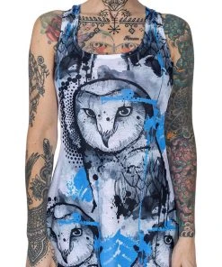Innocent Clothing Innocent Watercolour Owl Top All Ladies Clothing