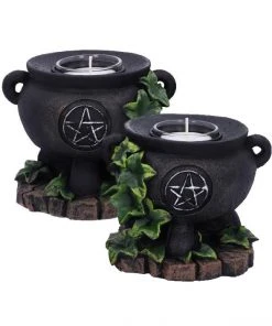 Nemesis Now Ivy Cauldron Candle Holder