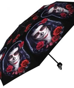 Nemesis Now James Ryman Sugar Skull Umbrella Telescopic
