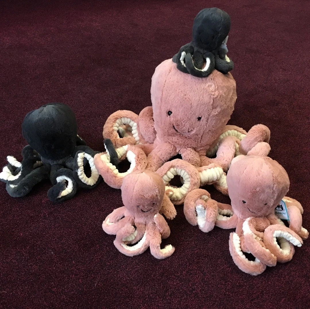 Steampunk Homeware Jellycat Odell Octopus Little 23cm Plush 4 Steampunk Homeware Jellycat Odell Octopus Little 23cm Plush