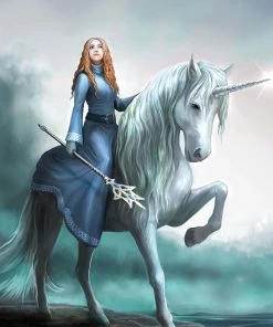 Eastgate Unicorns Anne Stokes Journeys Start Unicorn Card