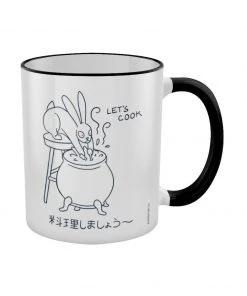 Grind Kawaii Bunny Let's Cook Mug Kitchen