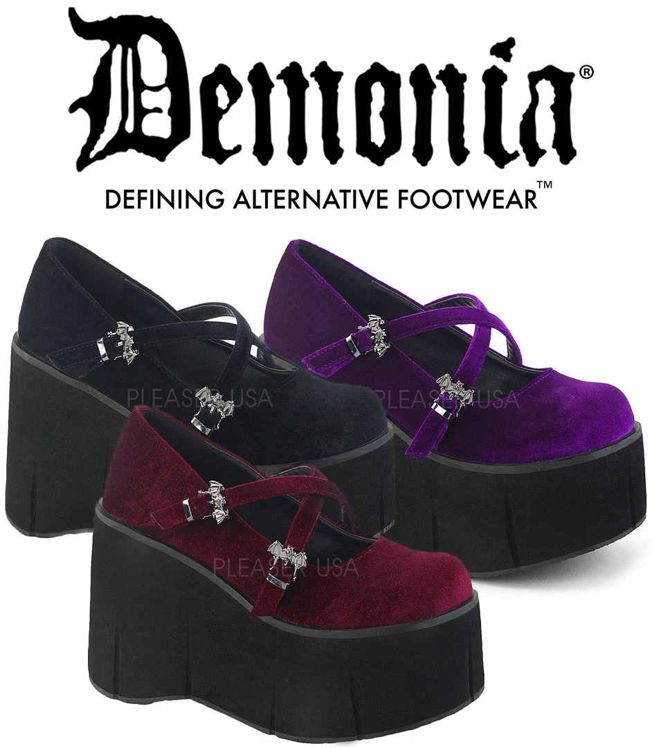 Gothic Boots Demonia KERA-10 Shoes 4 Gothic Boots Demonia KERA-10 Shoes