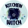 Grind Kitchen Witch Circular Glass Chopping Board Dining & Barware