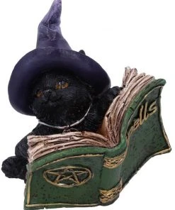 Nemesis Now Kitty's Grimoire Green