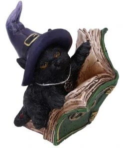 Nemesis Now Kitty's Grimoire Green