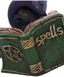 Nemesis Now Kitty's Grimoire Green