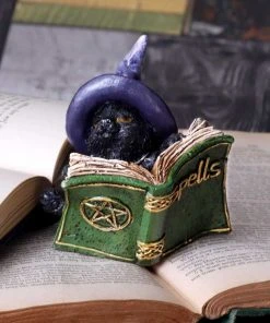 Nemesis Now Kitty's Grimoire Green